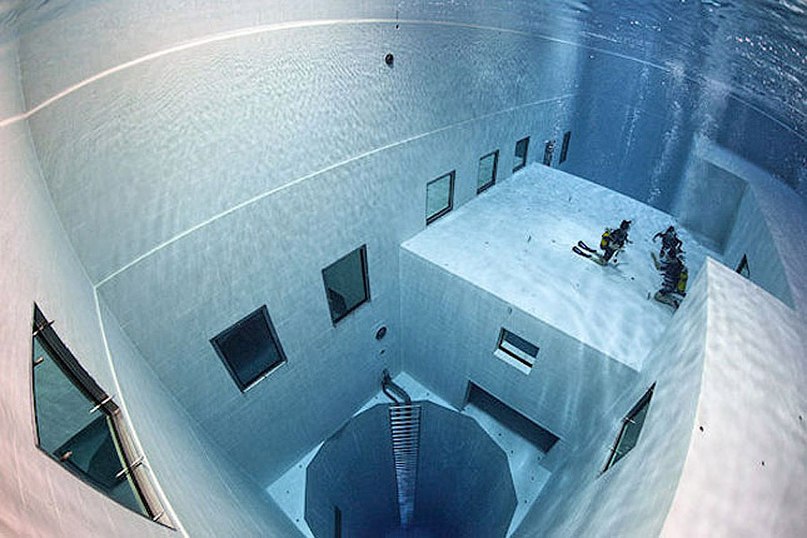 Самый глубокий бассейн в мире, бассейн для дайвинга