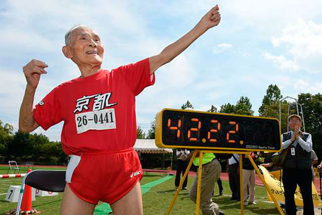 Хидекичи Миядзаки – 105-летний японский спринтер